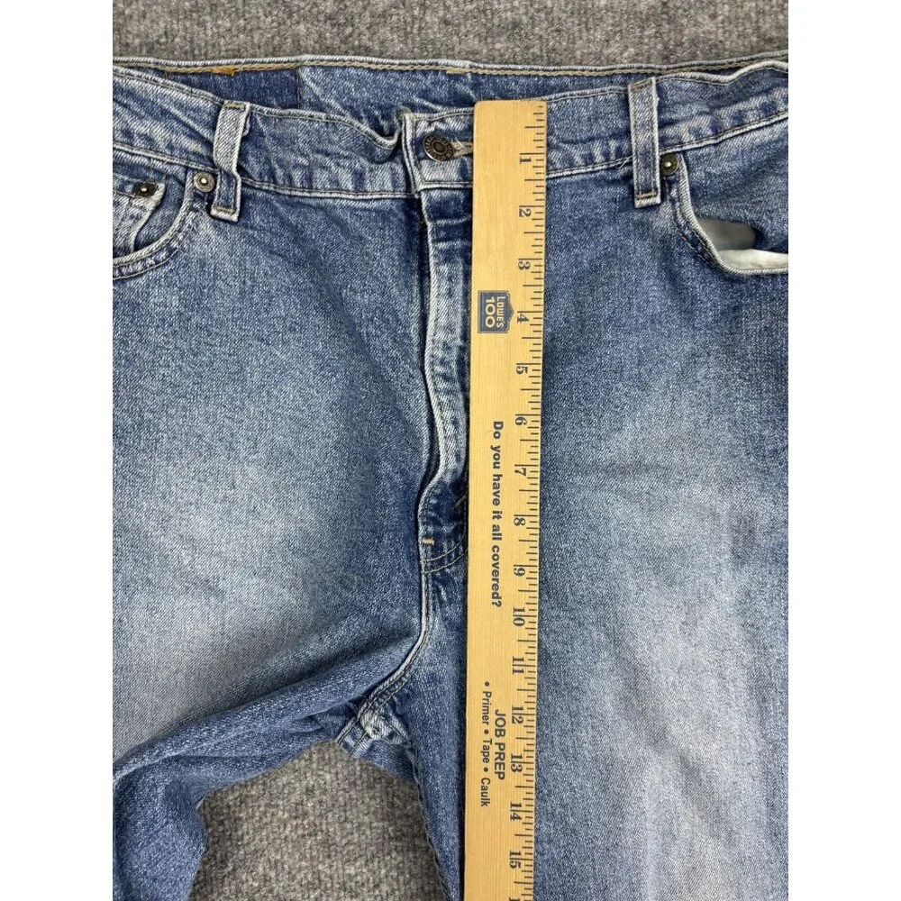 Levis 550 Jeans Mens Blue‎ Light Wash Relaxed Fit Tapered Leg Denim Classic